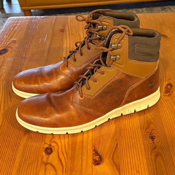 Timberland Men's Tan Leather Boots - Picture 3 of 14